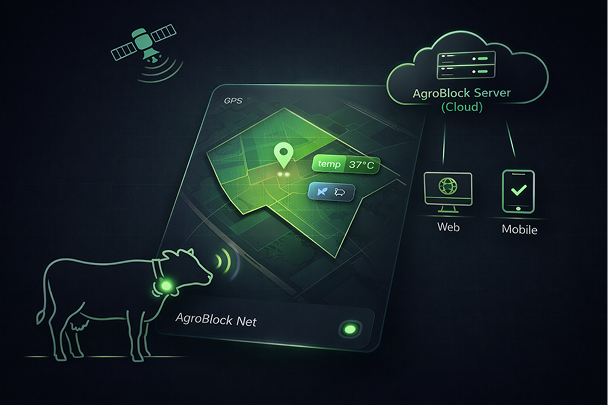 Diagrama AgroBlock Net y Server